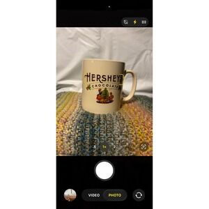 Hersheys Chocolate Christmas Mug Vintage Collectible Galeria Ware